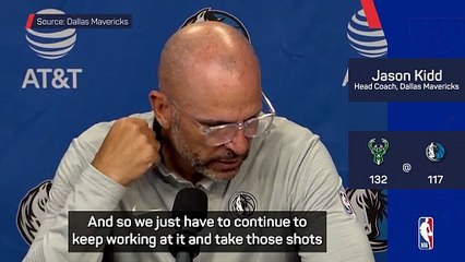 Kidd laments poor shooting as Mavericks fall short against the Bucks