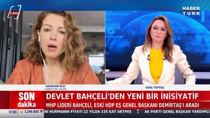 Nagehan Alçı: Devlet Bahçeli Demirtaş ile telefonda görüştü