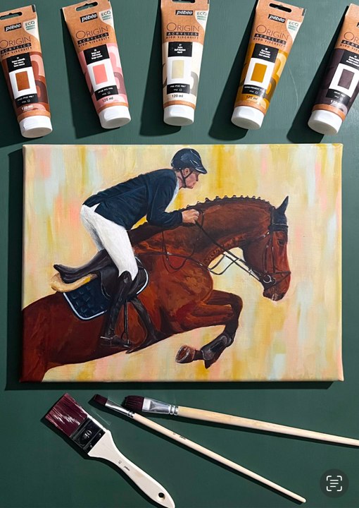 Peindre un cheval à l’acrylique - Vidéo Dailymotion