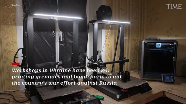 Ukrainian Workshops Are 3-D Printing Grenades and Bombs to Aid War Effort Against Russia