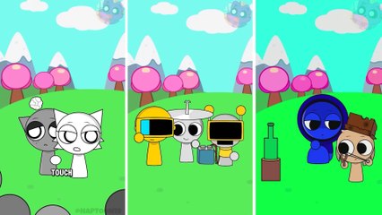 Sprunkis Retake & OC Grave's friend (Before - After Phase 2) Animation Complitation