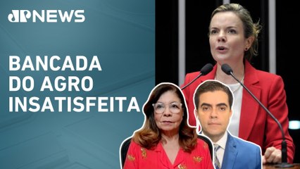 Gleisi Hoffmann deve defender a taxação de importação de alimentos; comentaristas analisam