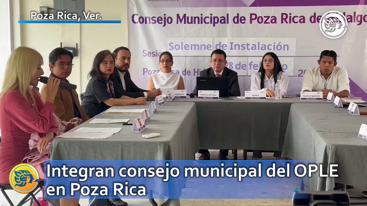 Integran consejo municipal del OPLE en Poza Rica