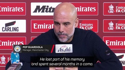 Guardiola shares heart-warming reunion with disabled journalist