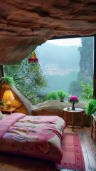 Cave Bedroom with Stunning Nature View.