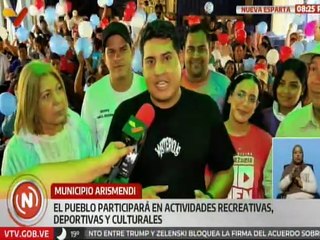 Juramentación de voluntarios neoespartanos para el Festival Viva Venezuela Carnavales 2025