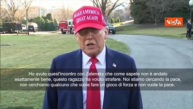 Trump: Mi sembra che Zelensky voglia continuare la guerra. Io e Putin vogliamo la pace