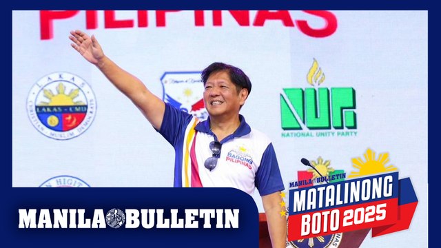 Marcos to voters: Don't listen to those who 'just keep on yapping', and not act