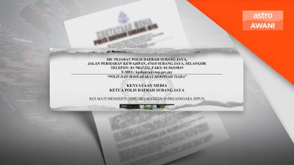 Wanita Jepun maut jatuh kondominium di Subang Jaya