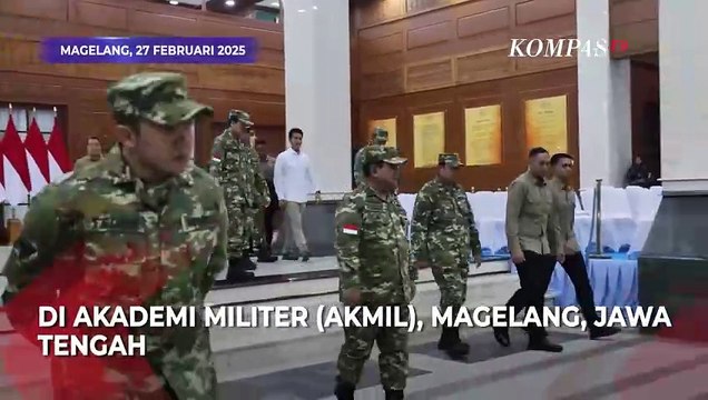 Momen Presiden Prabowo Mendadak Berhenti Dihormati Taruna Akmil Magelang