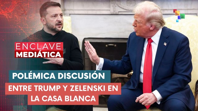 Volódimir Zelenski viajó a Estados Unidos para firmar acuerdo ENCLAVE MEDIÁTICA 28-02-2025
