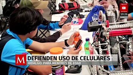 Estudiantes defienden el uso del celular en Hidalgo