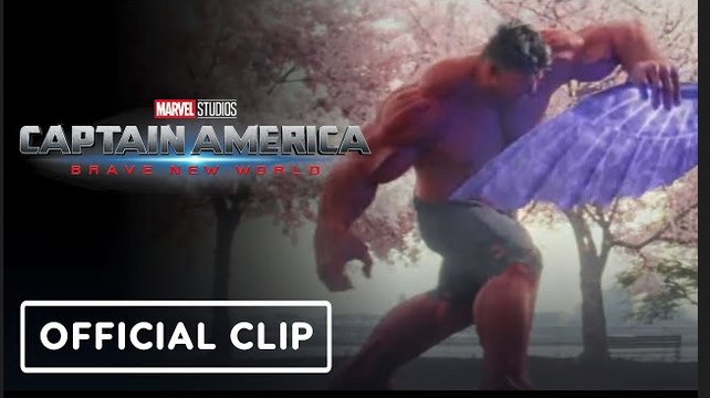 Captain America: Brave New World | 'Cap VS Hulk' Clip - Anthony Mackie, Harrison Ford