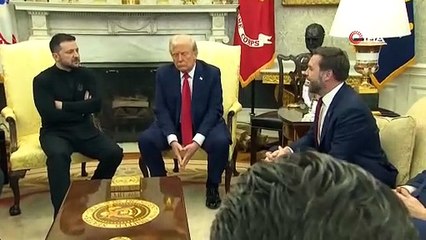 Trump ve Zelenskiy kameralar önünde fena kapıştı: Ukrayna lideri Beyaz Saray'ı terk etti