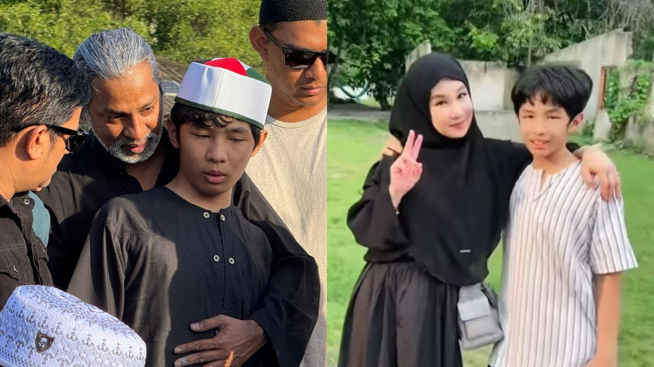 Sky hantar ibu sampai ke liang lahad, ramai sebak tonton pengebumian isteri Ridzuan Ridzokumura