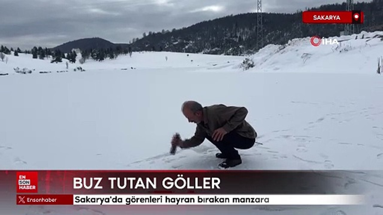 Sakarya'da görenleri hayran bırakan manzara