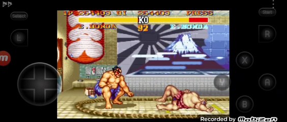 Street Fighter II Turbo: Hyper Fighting E. Honda vs E. Honda luta completa