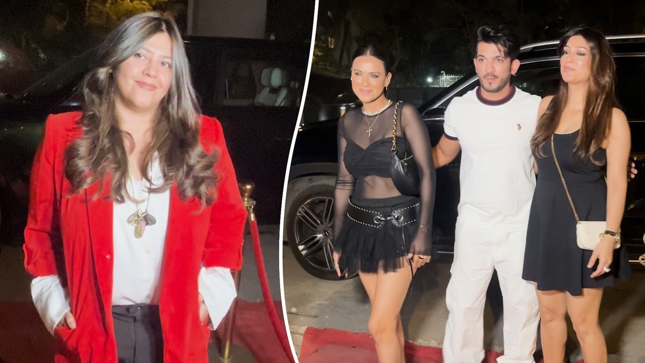 Krystle D'Souza's 35th B'day Bash: Arjun Bijlani, Nia Sharma & Ektaa Kapoor Arrive In Full Swag!