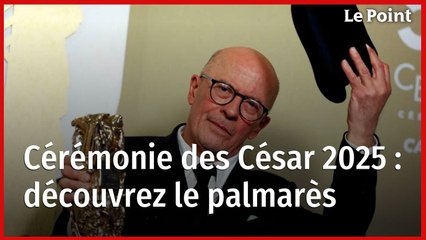 Cérémonie des César 2025 : découvrez le palmarès