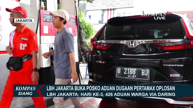 Posko Aduan Dugaan Pertamax Oplosan Terima 426 Keluhan dari Warga