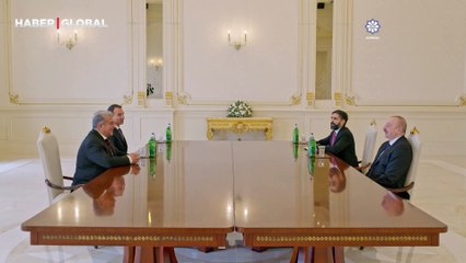 Azerbaycan Cumhurbaşkanı İlham Aliyev, Laporta'yı kabul etti: Azerbaycan'da Barcelona futbol akademisi kurulacak