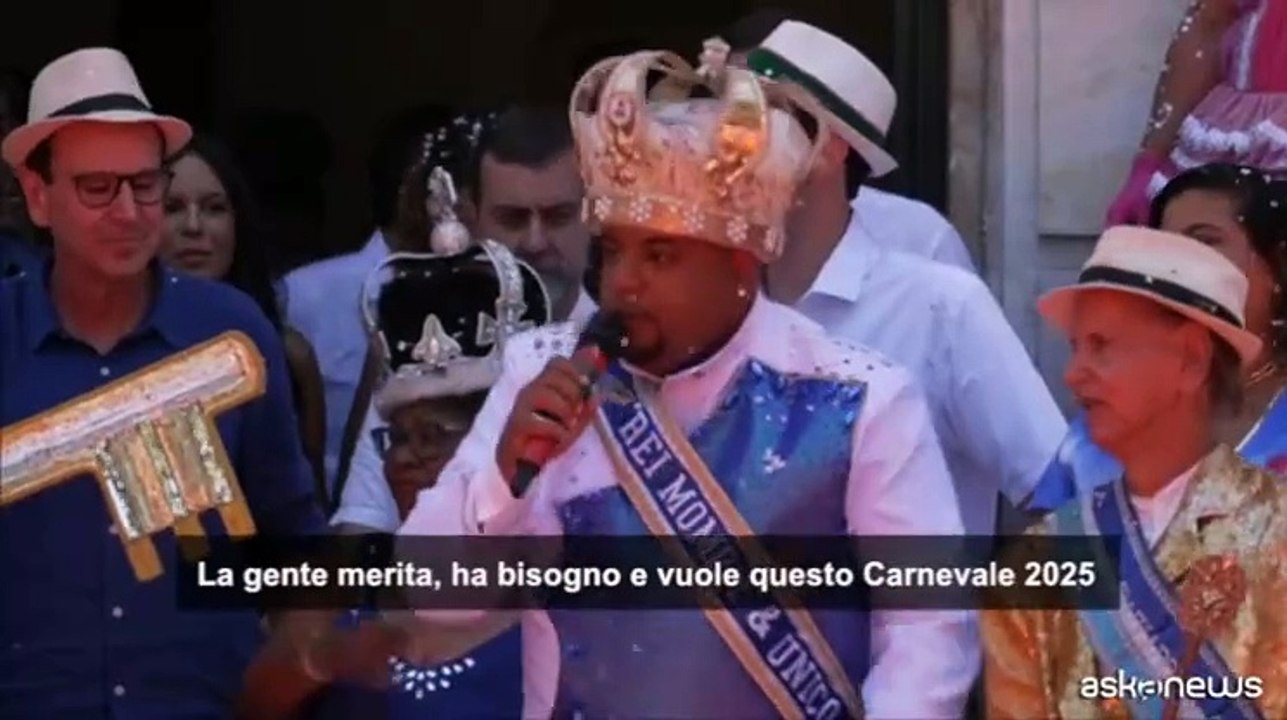 Consegnate a Re Momo le chiavi della citt?, al via il festival di Rio