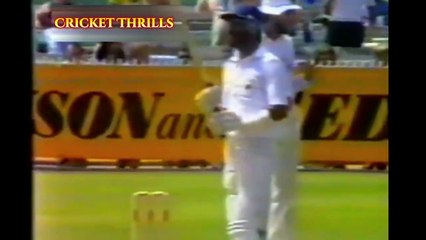 Zaheer Abbas 90 off 174 Balls 221 Mins 9 Fours vs Australia 3rd Test, Melbourne, First Innings December 11 - 15, 1981