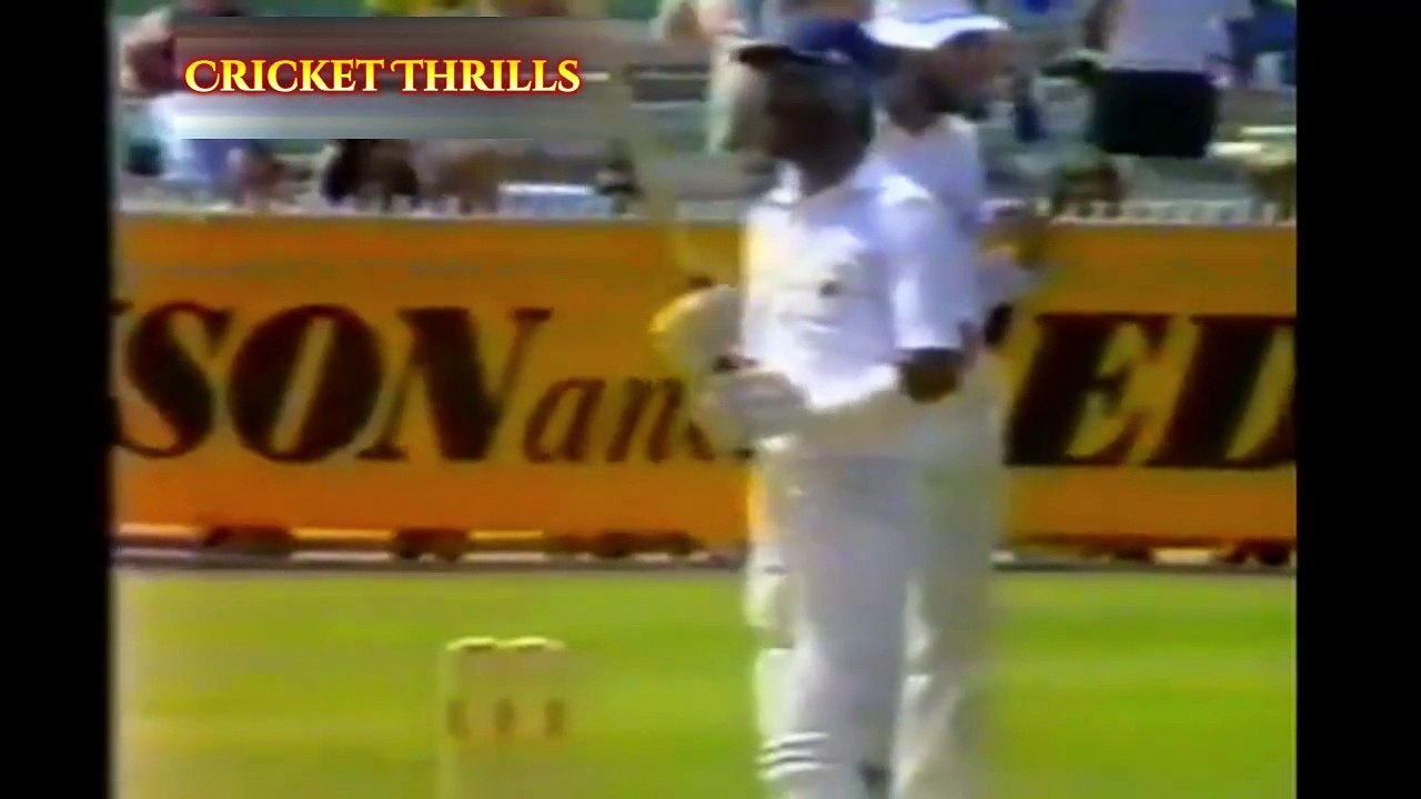 Zaheer Abbas 90 off 174 Balls 221 Mins 9 Fours vs Australia 3rd Test, Melbourne, First Innings December 11 - 15, 1981