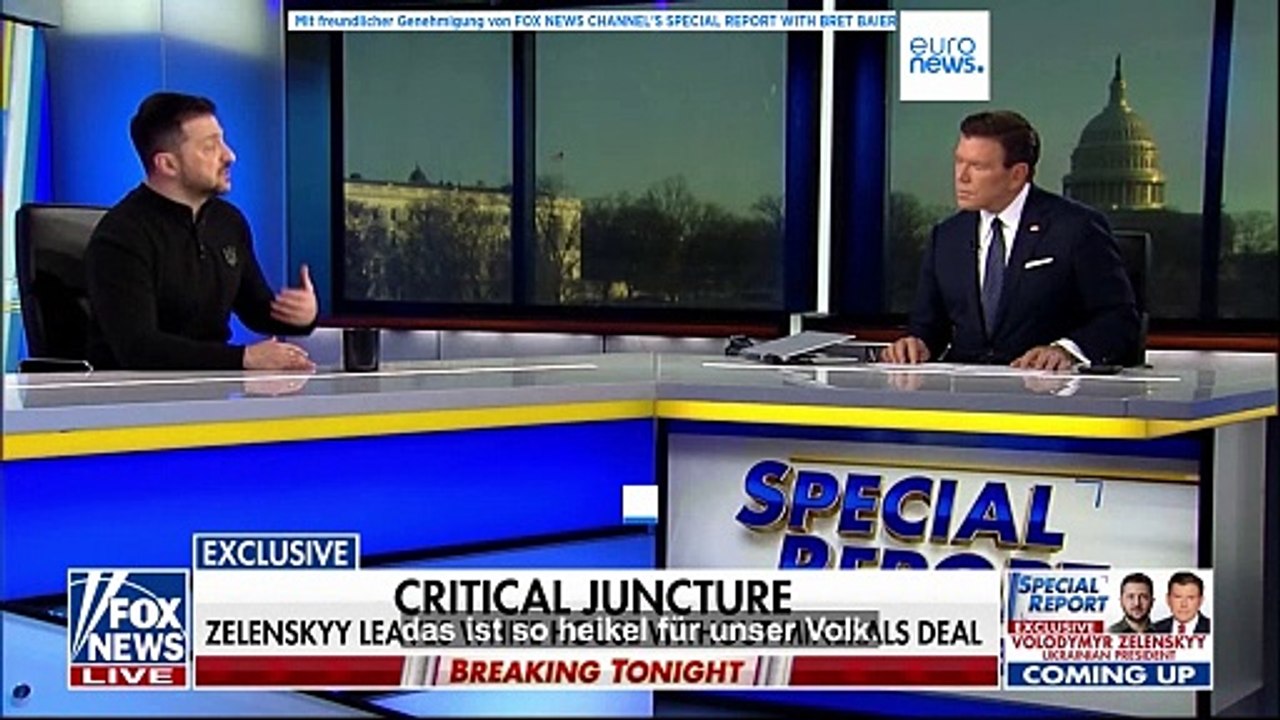 Nach Eklat im Oval Office: Selenskyj besteht auf Sicherheitsgarantien