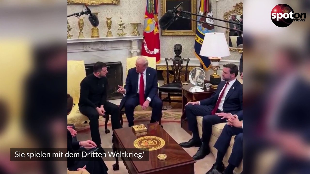 Trump wirft Selenskyj vor, den 'Dritten Weltkrieg' zu riskieren