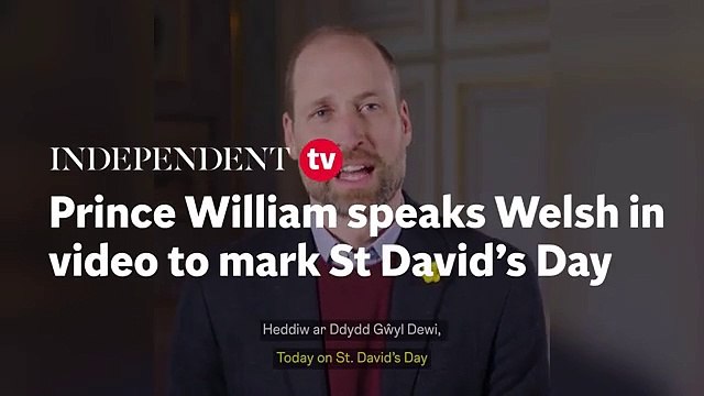 Watch: Prince William speaks Welsh in new video to mark St David’s Day