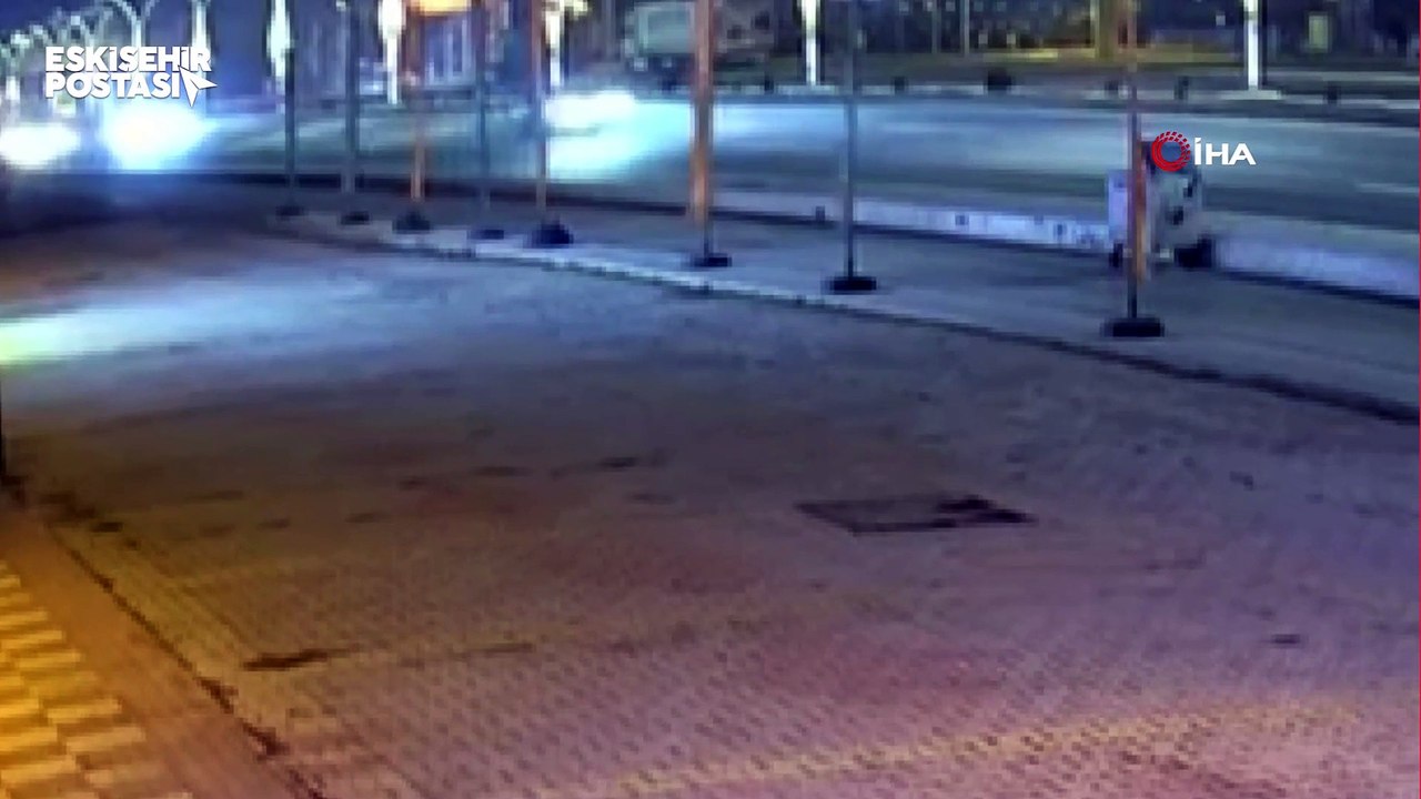 Eskişehir Polatlı yolundaki korkunç kaza saniye saniye kaydedildi