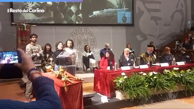 Il discorso dei ricercatori all'inaugurazione dell'anno accademico di Bologna