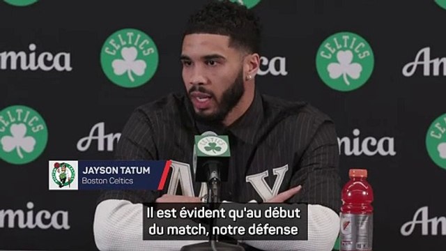 Celtics - Tatum revient sur la défaite de Boston face aux Cavaliers : C'était difficile