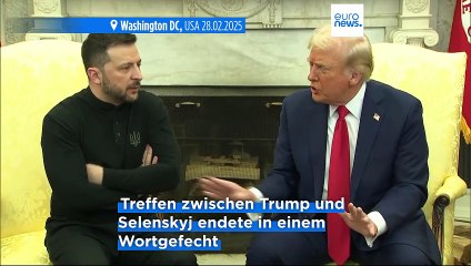 Trump: Ukraine soll Frieden schließen oder allein weiterkämpfen