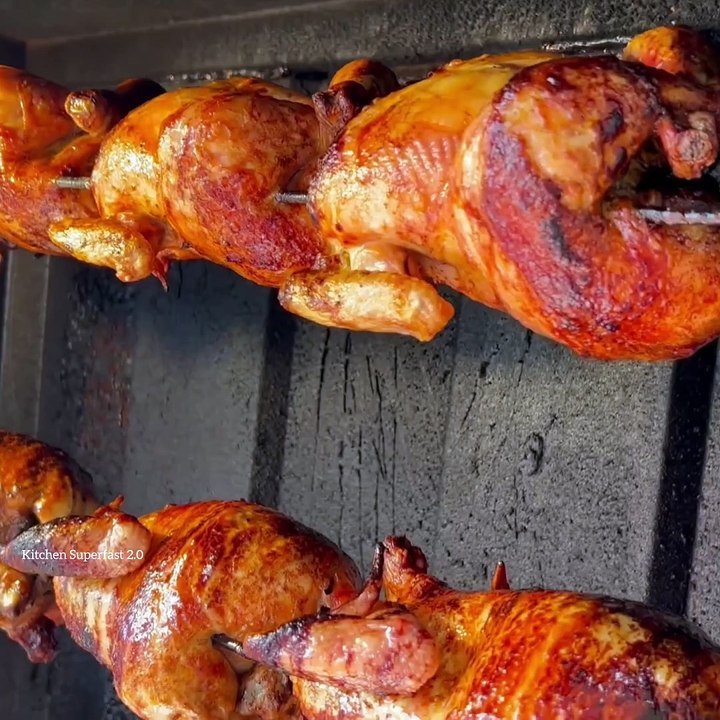 100 chicken.