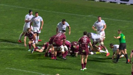 TOP 14 - Essai de Sipili FALATEA (UBB) - Union Bordeaux-Bègles - ASM Clermont