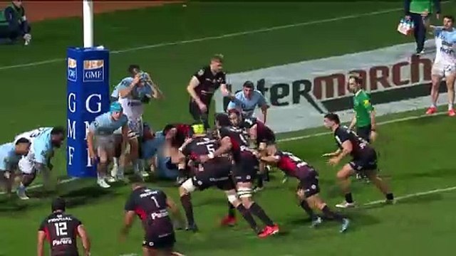 TOP 14 - Essai de Santiago CHOCOBARES (ST) - Stade Toulousain - Aviron Bayonnais