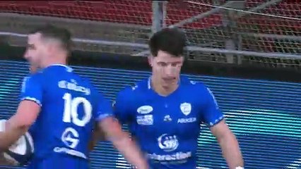 TOP 14 - Essai de Paul SURANO (RCV) - RC Vannes - Montpellier Hérault rugby
