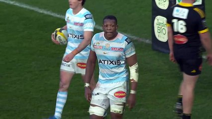 TOP 14 - Essai de Cameron WOKI (R92) - Stade Rochelais - Racing 92