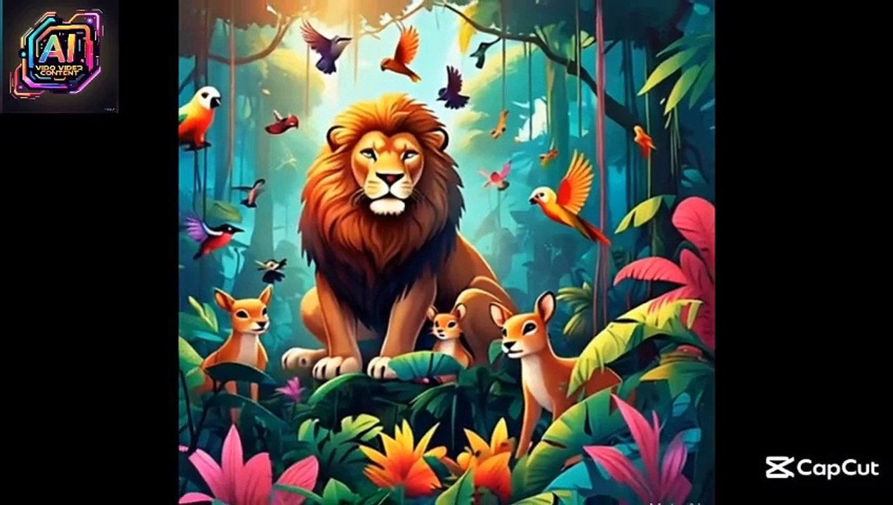 Lion Cubs An Amazing Jungle Adventure_ In English__🥰 - Ai video content (enna channel) (720p, h264)