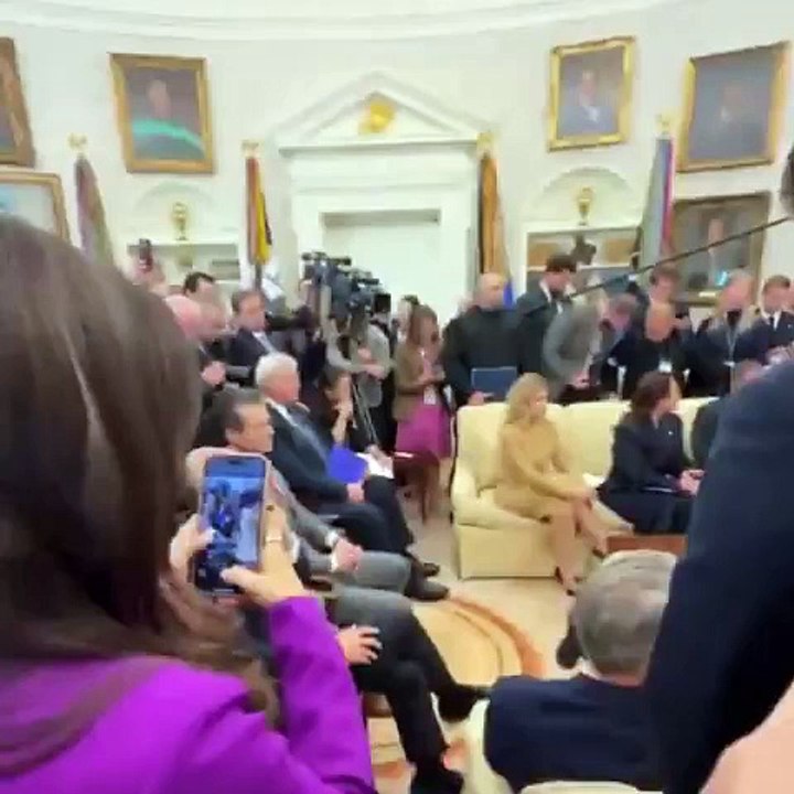 La reacción de la embajadora ucraniana en Estados Unidos durante la bronca entre Trump y Zelenski
