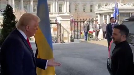 Trump se mofa de la vestimenta de Zelenski al llegar a la Casa Blanca: "Hoy se ha arreglado"