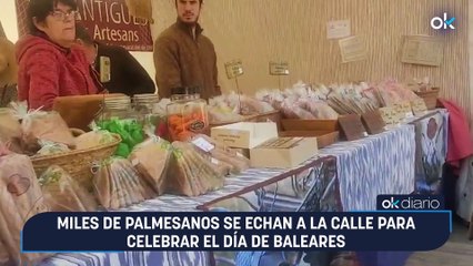 Miles de palmesanos se echan a la calle para celebrar el Día de Baleares