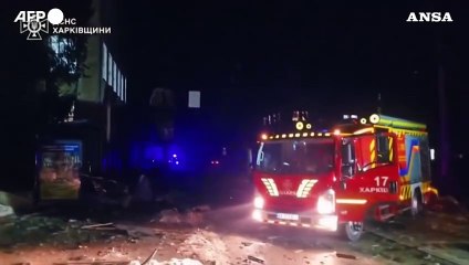 Droni russi su Kharkiv, almeno 12 le persone ferite