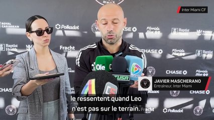 Mascherano : "On ressent forcément quand Messi n'est pas sur le terrain"
