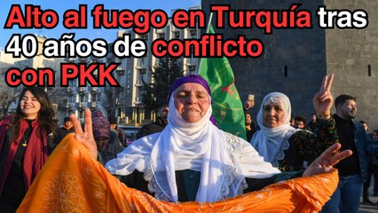 PKK declara alto al fuego con Turquía