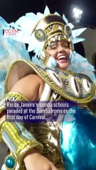 Rio's carnival competition kicks off with explosion of color… and football