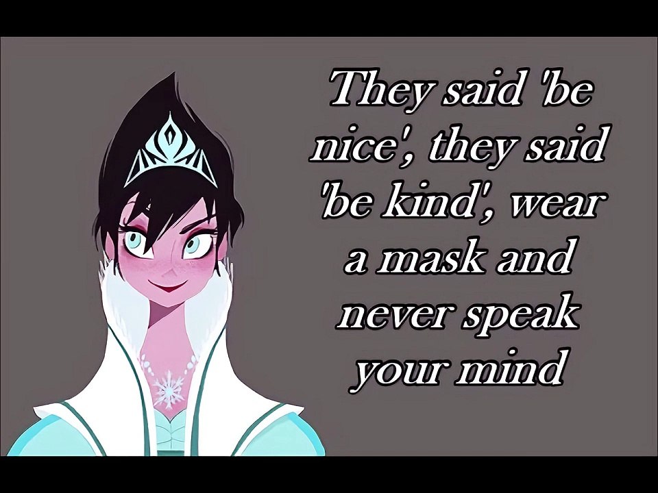 Evil elsa Let it out (frozen - let it go parody) lyrics (HD)