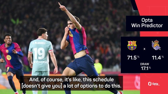 Fixture congestion no excuse in Barca's treble bid - Flick